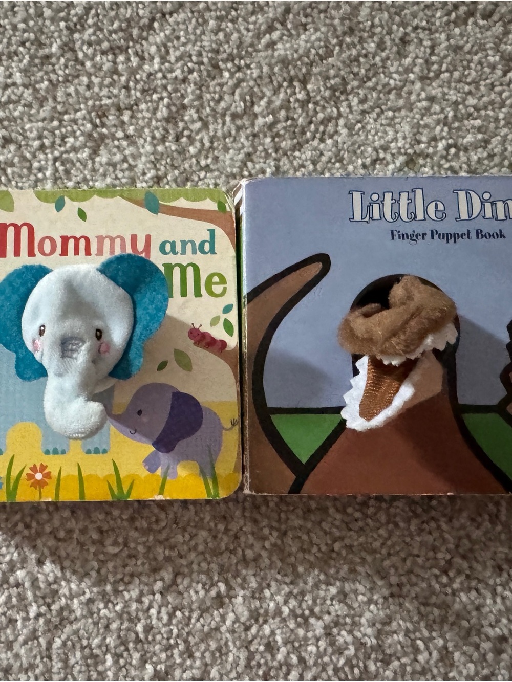 Mommy and Me & Little Dino Finger Puppet Board Books